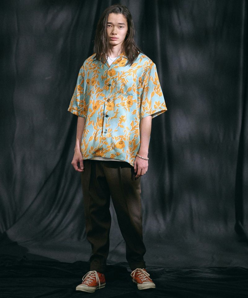 30%OFF【THEOREM(セオレム)】Flower Hawaiian Shirt シャツ
