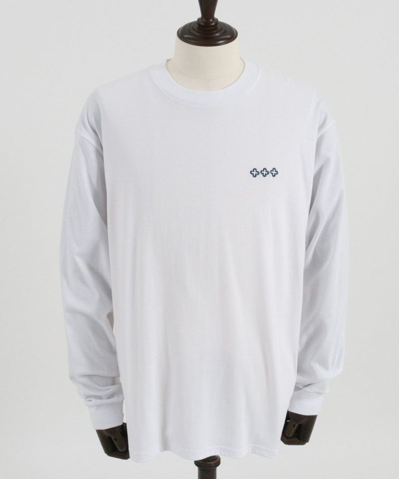 THEOREM(セオレム)】 One Point Logo Embroidered LS Tee ロンT