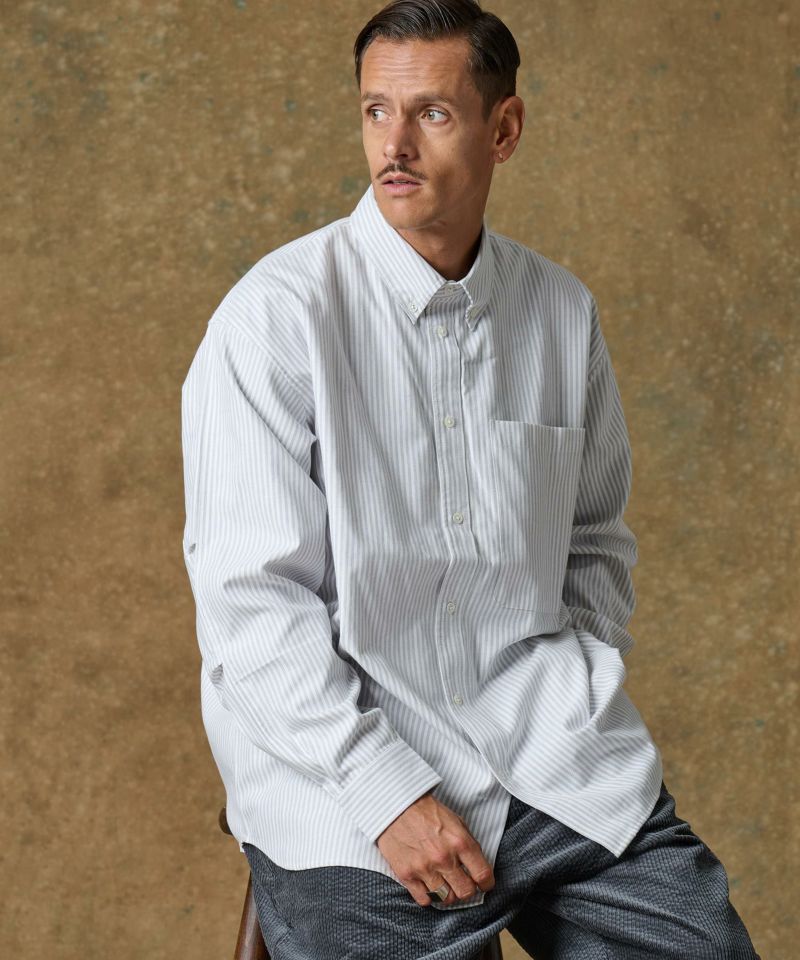 トップス RUM New Club Room Men's Carriage Red Henley Long Sleeve Shirt