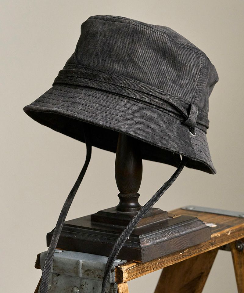 Mighty Shine】【予約販売9月下旬～10月上旬入荷】 Marble dye Bucket Rope Hat バケットハット(1243004)  | CAMBIO カンビオ