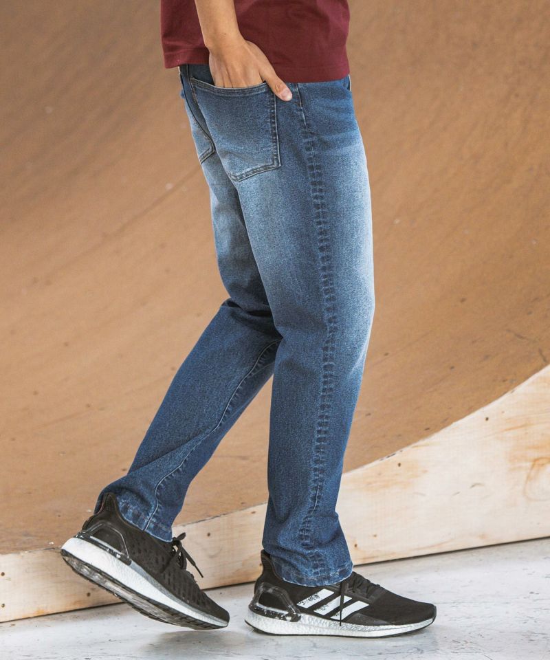 50%OFF【seventy seven(セブンティセブン)】 washed denim pants