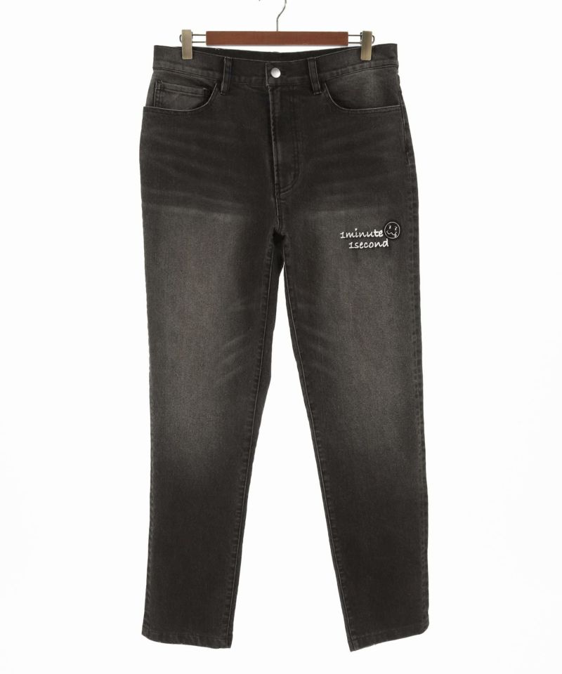 seventy seven(セブンティセブン)】 washed denim pants