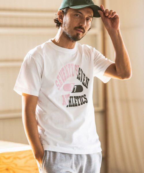 seventy seven(セブンティセブン)】heavy onz USA cotton L-S t seventy seven(セブンティセブン)】heavy onz USA cotton L-S t