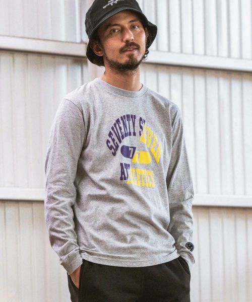 30%OFF【seventy seven(セブンティセブン)】middle onz L-S t-shirts (athletics) カットソー(7724S090)