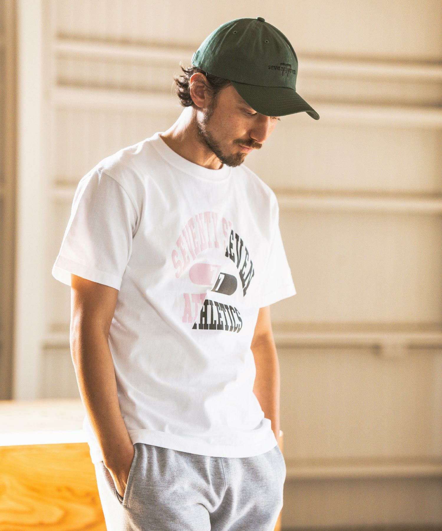 seventy seven(セブンティセブン)】 embroidery 6 panel cap (basic