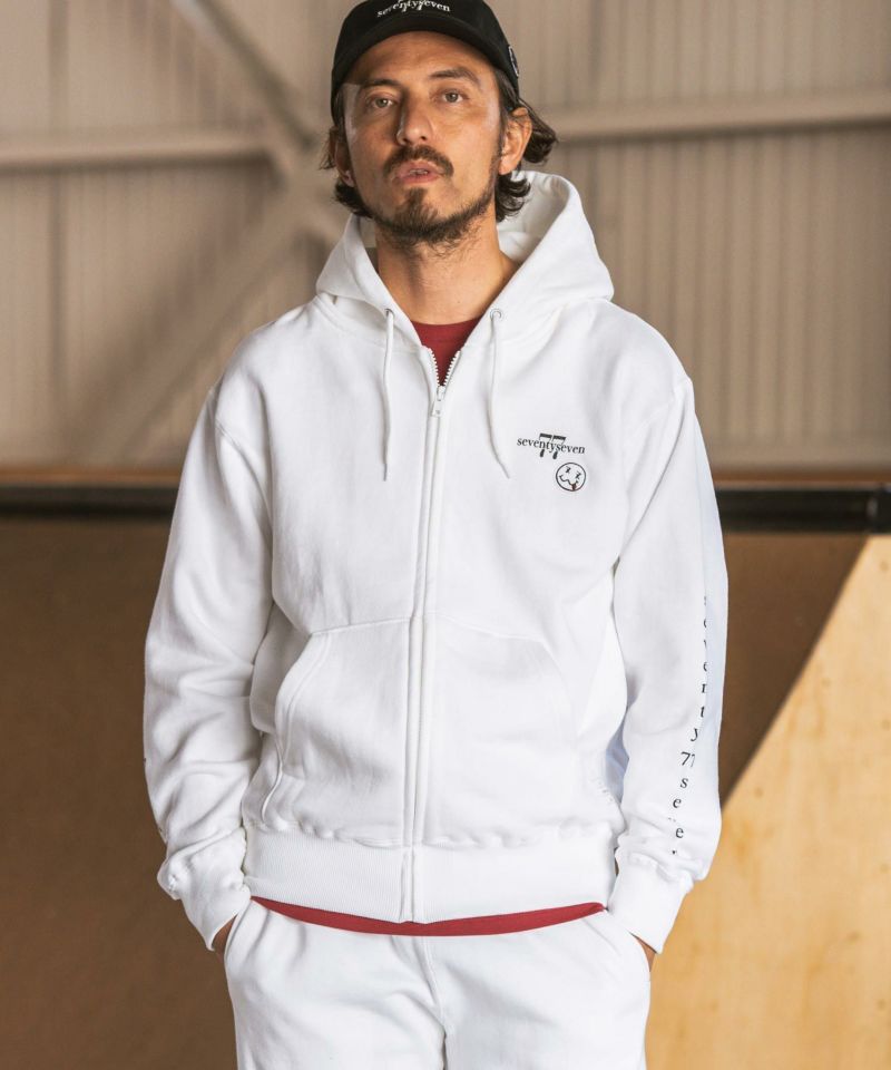 50%OFF【seventy seven(セブンティセブン)】 middle onz zip up sweat