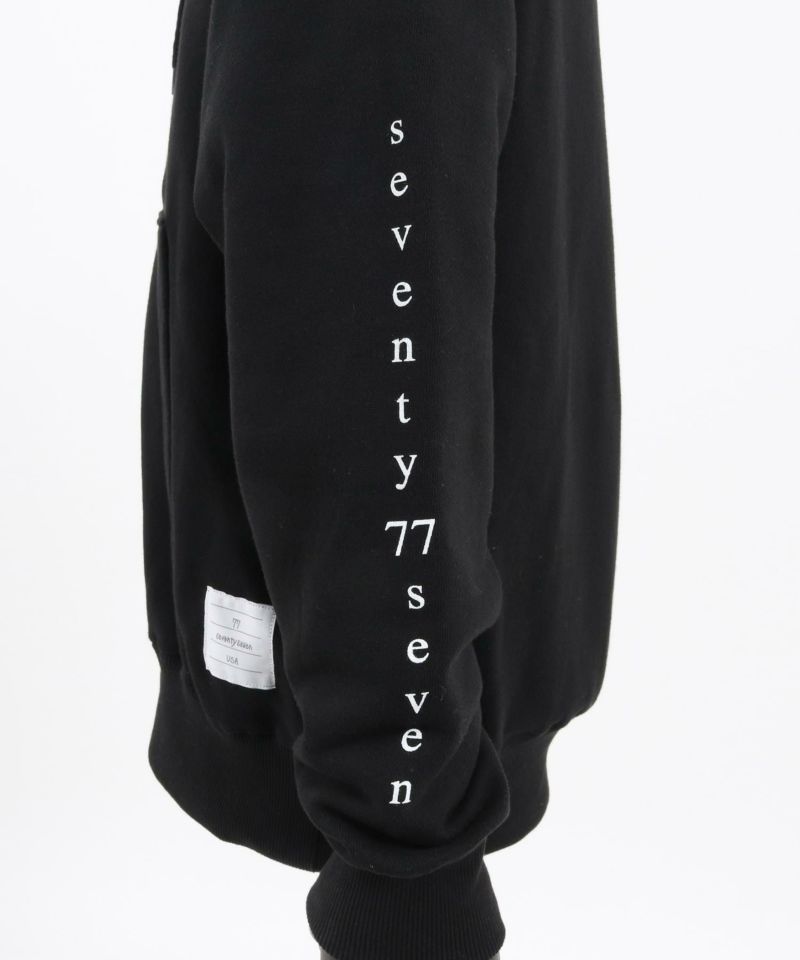 50%OFF【seventy seven(セブンティセブン)】 middle onz zip up sweat