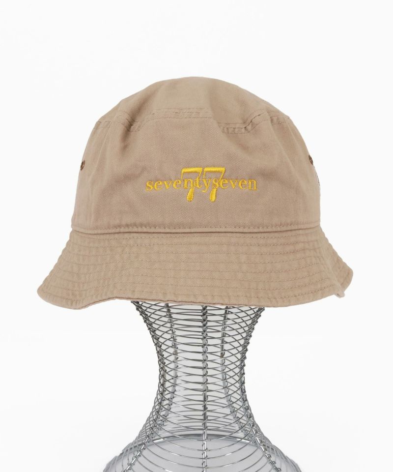 50%OFF【seventy seven(セブンティセブン)】 embroidery bucket hat