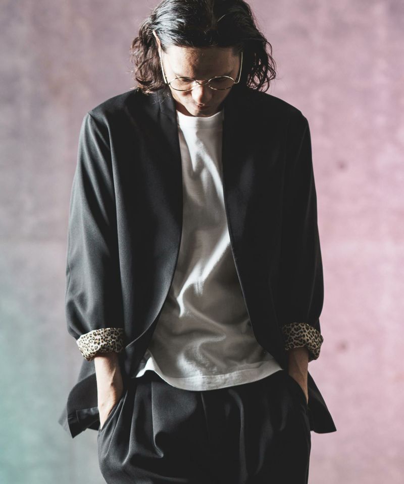 ★日本の職人技★ GLIMCLAP(グリムクラップ)】 Minimal ボタンレス jacket detail ジャケット・アウター