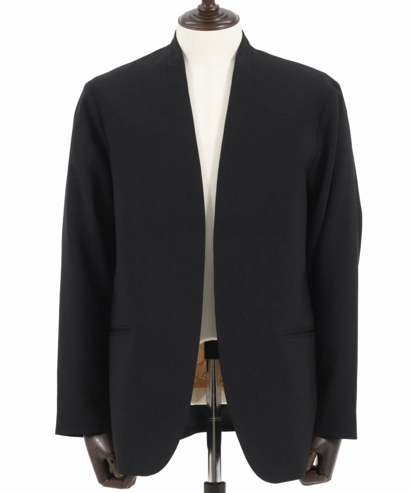 GLIMCLAP(グリムクラップ)】 Minimal detail jacket ボタンレス
