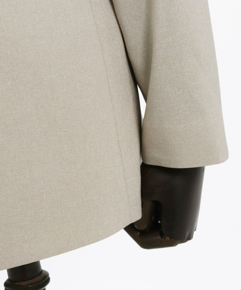 GLIMCLAP(グリムクラップ)】 Minimal detail jacket ボタンレス