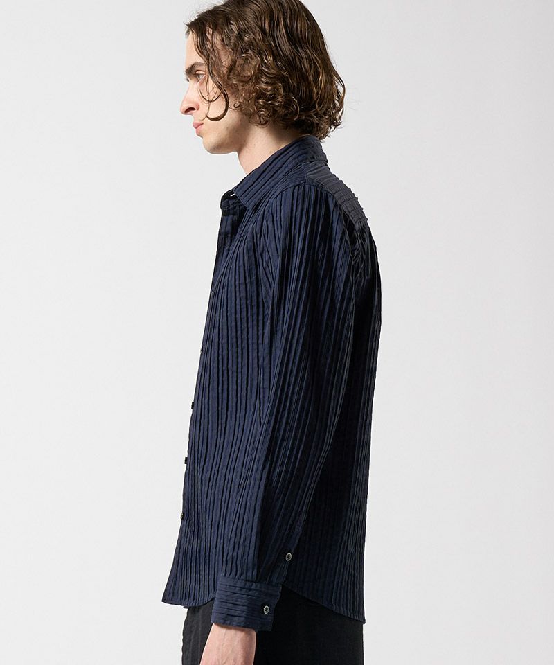 定価3.3万 wjk dungaree linen stripe シャツS