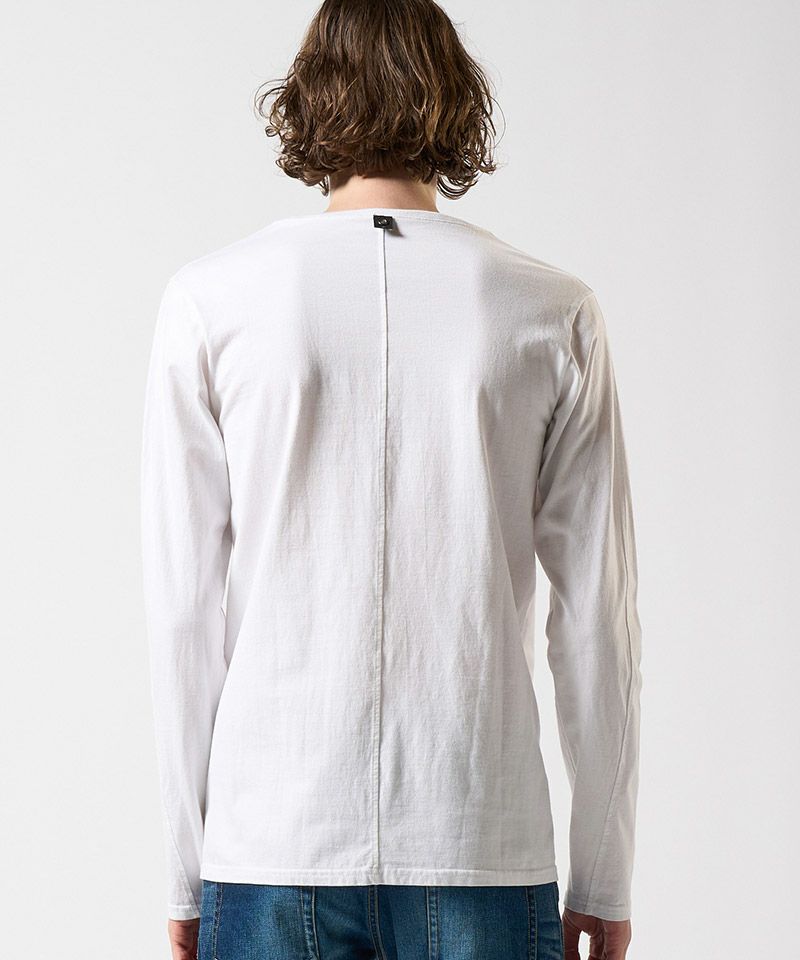 wjk】basic V-neck L-S V-ネックカットソー(7879 js01e