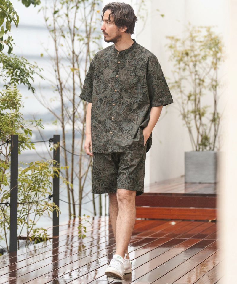 50%OFF【CAMBIO(カンビオ)】LIBERTY×HOKKOHボタニカル柄ショート