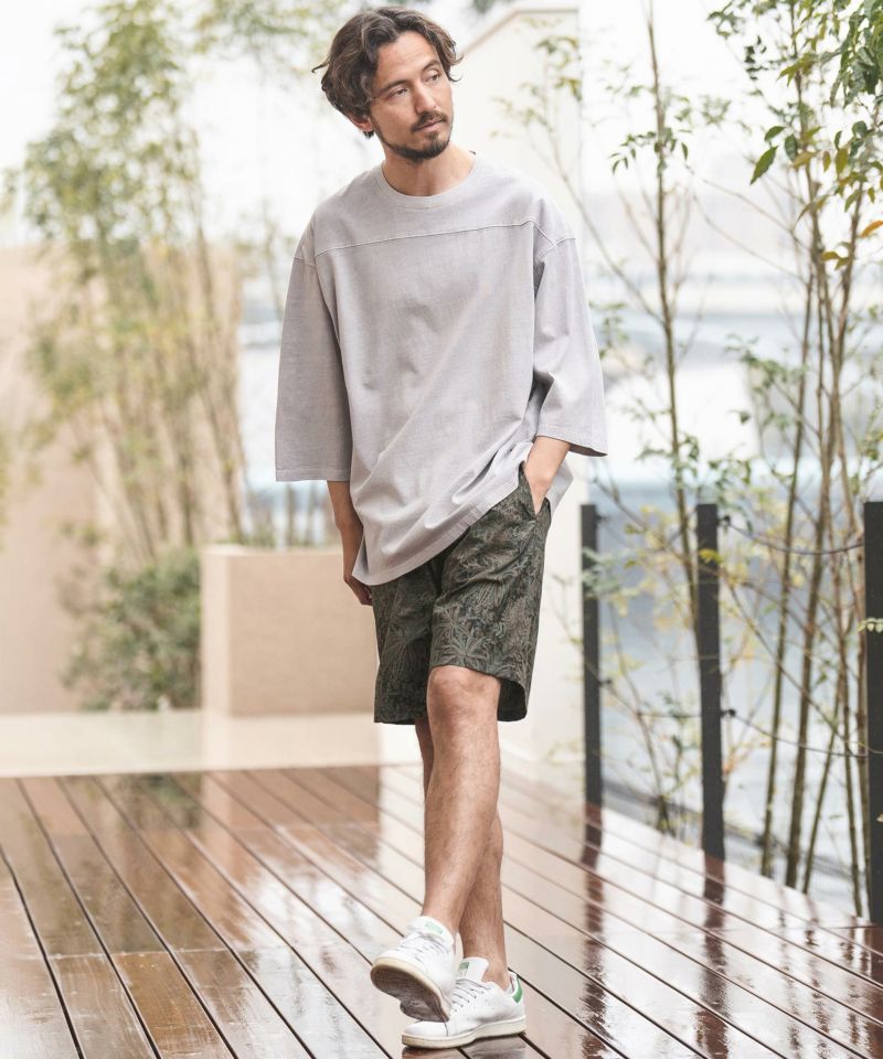 50%OFF【CAMBIO(カンビオ)】LIBERTY×HOKKOHボタニカル柄ショート