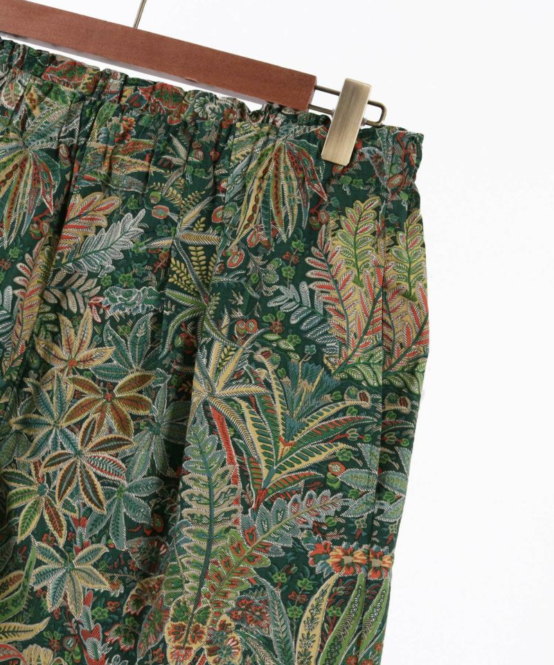 【完売】iroquois×NOISESCAPE イージーパンツ黒白赤M カンビオ 50%OFF【CAMBIO(カンビオ)】LIBERTY×HOKKOHボタニカル柄ショート