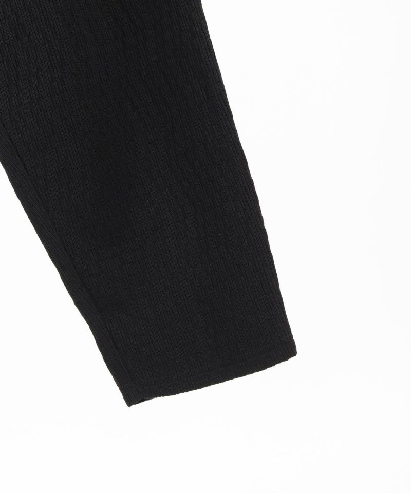 CAMBIO(カンビオ)】Jacquard Cut sew Tapered Pants テーパード