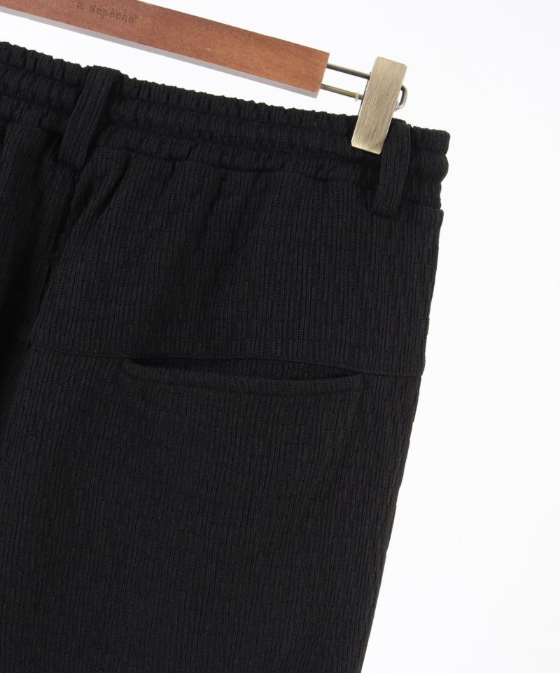 CAMO カーモ シアサッカ テーパードパンツ スラックス