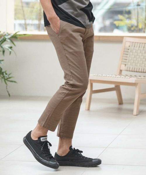 30%OFF【CAMBIO(カンビオ)】バニランストレッチアンクルパンツ