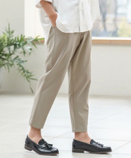 30%OFF【CAMBIO(カンビオ)】ポンチテーパードパンツ