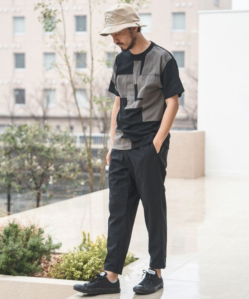 30%OFF【CAMBIO(カンビオ)】タスランナイロンテーパードパンツ