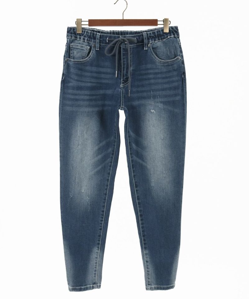 着用数回のみ CAMBIO テーパード アンクル丈 チノパン 30%OFF【CAMBIO(カンビオ)】Jacquard Cut sew Tapered Pants