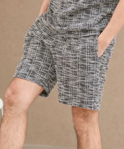 30%OFF【CAMBIO(カンビオ)】カットソーツイードショーツ ショートパンツ
