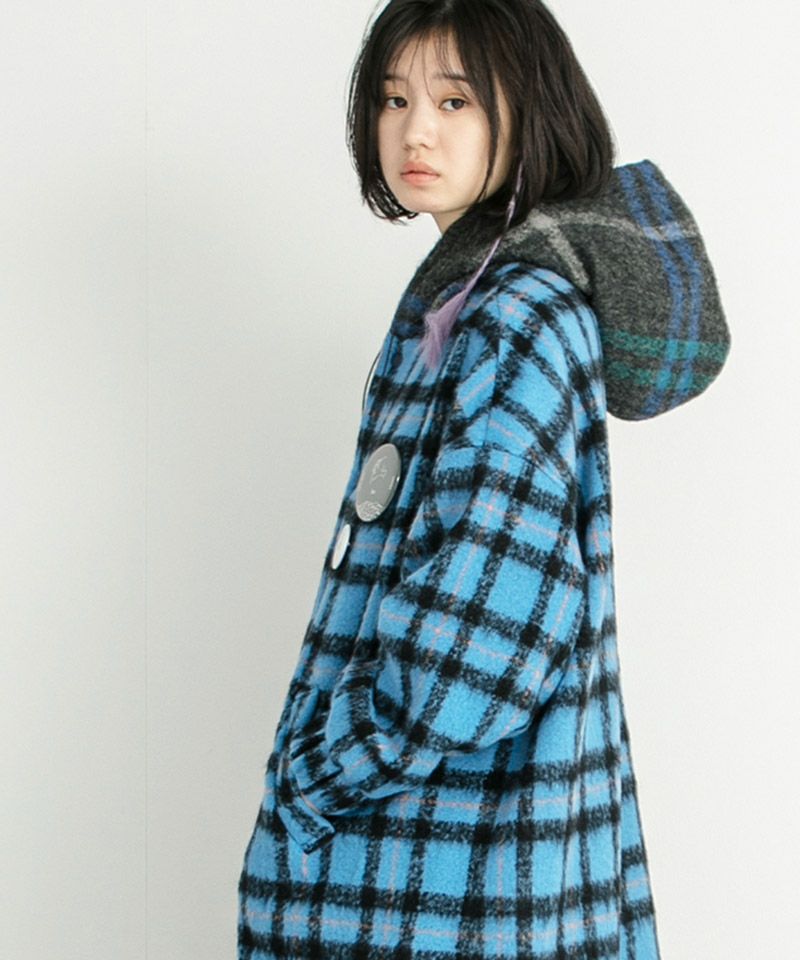 STOF(ストフ)】【予約販売11月中旬～下旬入荷】Wool Shaggy Coach Coat