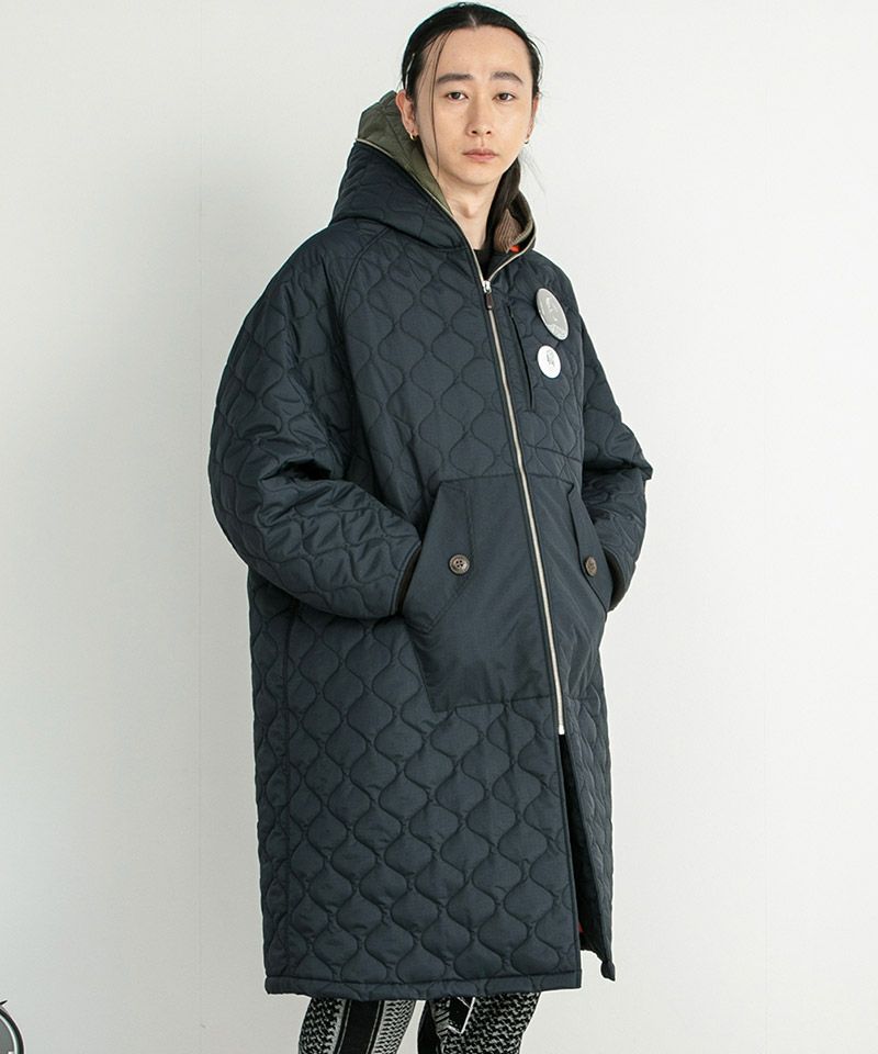 STOF(ストフ)】Quilt Layer Hoodie Coat ダブルフードコート(SF24AW-01) | CAMBIO カンビオ