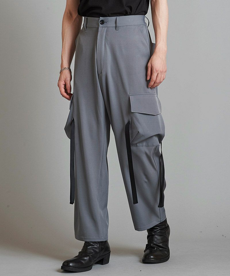 20%OFF【NO ID.(ノーアイディー)】ﾜｲﾄﾞｶｰｺﾞﾄﾗｳｻﾞｰｽﾞ パンツ