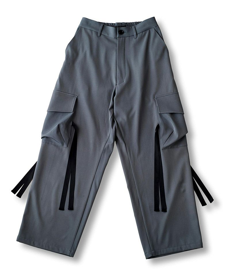 20%OFF【NO ID.(ノーアイディー)】ﾜｲﾄﾞｶｰｺﾞﾄﾗｳｻﾞｰｽﾞ パンツ(854006