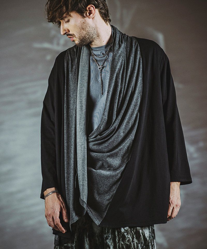 50%OFF【NO ID.(ノーアイディー)】ﾄﾞﾚｰﾌﾟﾗｯﾌﾟｶﾞｳﾝ(454006-763T