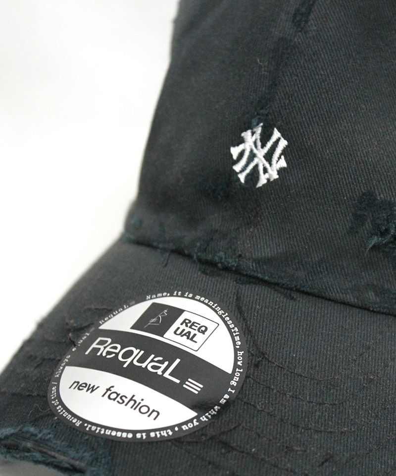 RequaL(リコール)】【予約販売9月中旬～下旬入荷】Damage Logo Baseball Cap ベースボールキャップ(RQ24AW-AC08)  | CAMBIO カンビオ