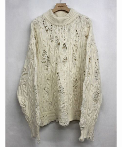 RequaL(リコール)】【予約販売9月中旬～下旬入荷】Crashed Knit Pullover ニット プルオーバー(RQ24AW-KN03) |  CAMBIO カンビオ