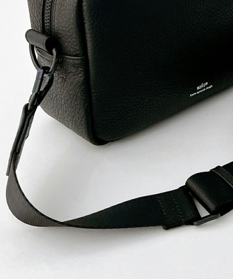 waku(ワク)】『KURO Series』横型ショルダーBAG バッグ(WK-0085
