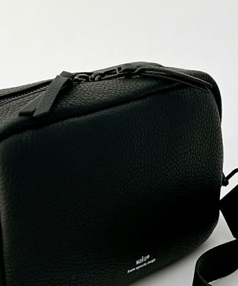 waku(ワク)】『KURO Series』横型ショルダーBAG バッグ(WK-0085