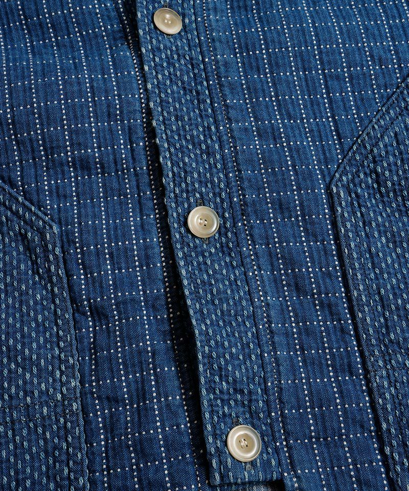 50%OFF【FDMTL(ファンダメンタル)】SASHIKO CARDIGAN 3YR WASH