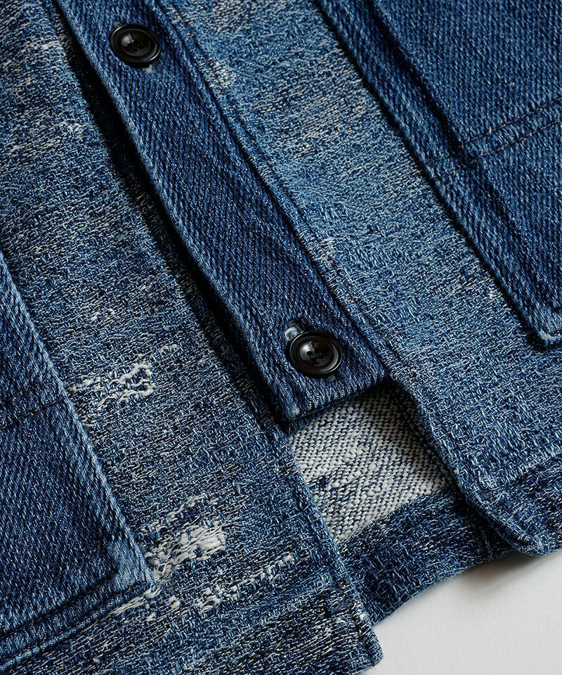 FDMTL(ファンダメンタル)】JACQUARD DENIM CARDIGAN 2YR WASH FDMTL(ファンダメンタル)】JACQUARD DENIM CARDIGAN 2YR WASH