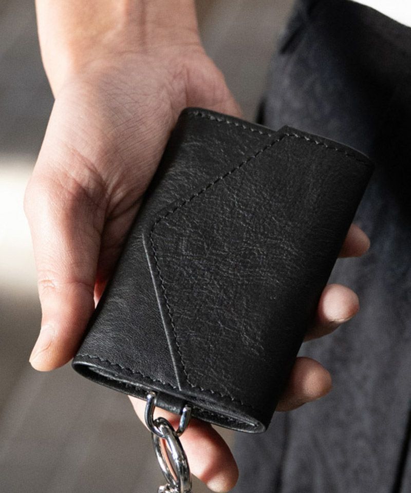 【SENTI(センティ)】【予約販売9月上旬～中旬納品】 Dyneema Leather TRI-FOLD WALLET×Keel 財布(3020)  | CAMBIO カンビオ