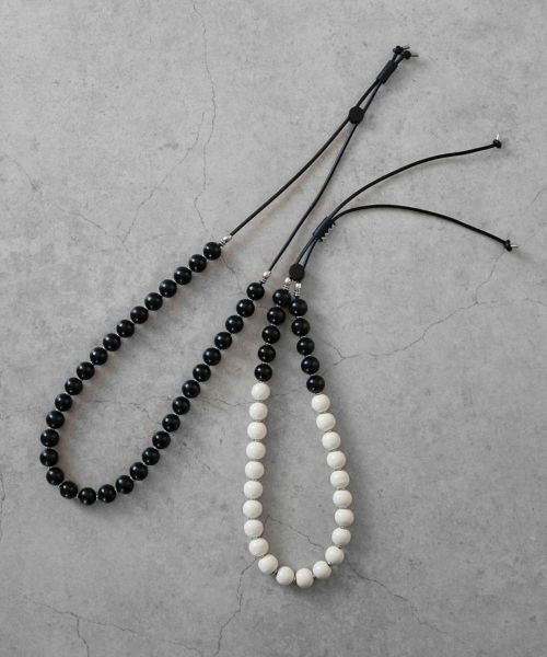 【SENTI(センティ)】【予約販売ご注文から1ヶ月後出荷】 WOOD BEADS JYUZU NECKLACE 数珠ネックレス(2025)