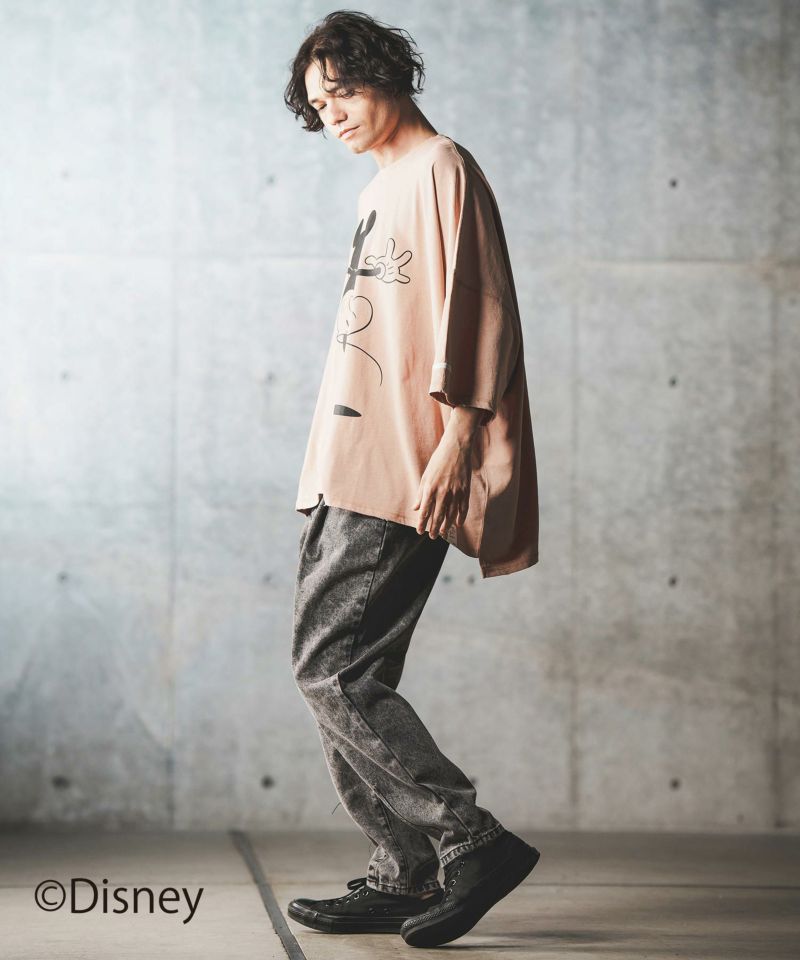 GLIMCLAP(グリムクラップ)】Chemical wash denim soft balloon