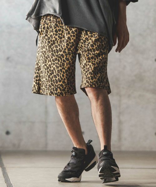 GLIMCLAP(グリムクラップ)】Leopard pattern twill fabric shorts レオパードショーツ(16-044-gls-ce)  | CAMBIO カンビオ