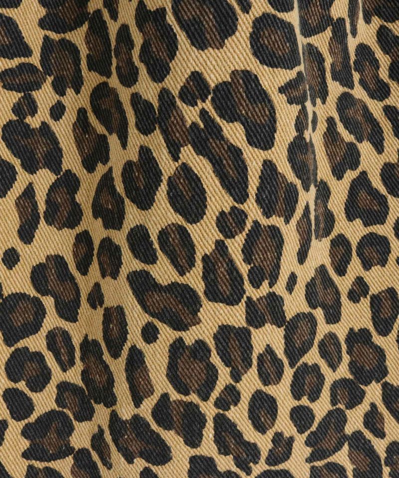 GLIMCLAP(グリムクラップ)】Leopard pattern twill fabric
