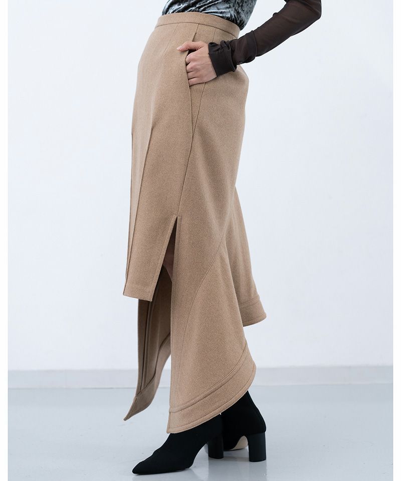 HATRA(ハトラ)】【予約販売9月下旬～10月上旬入荷】 Fishtail Skirt