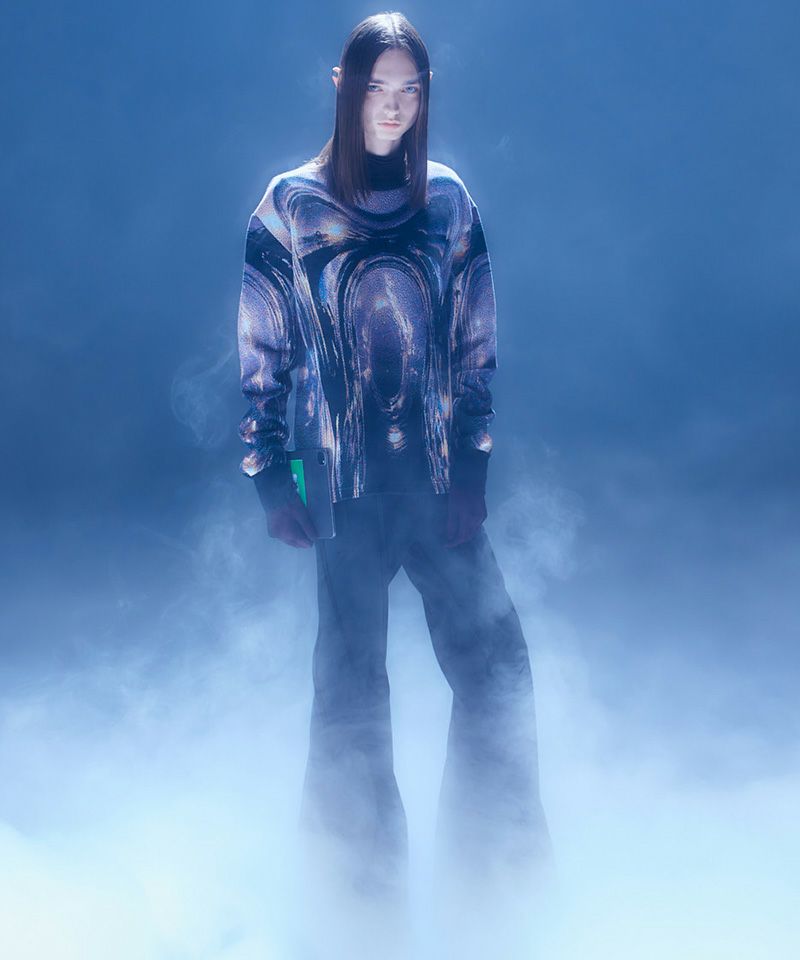 30%OFF【HATRA(ハトラ)】 Orbs Knit Sweater ニットセーター