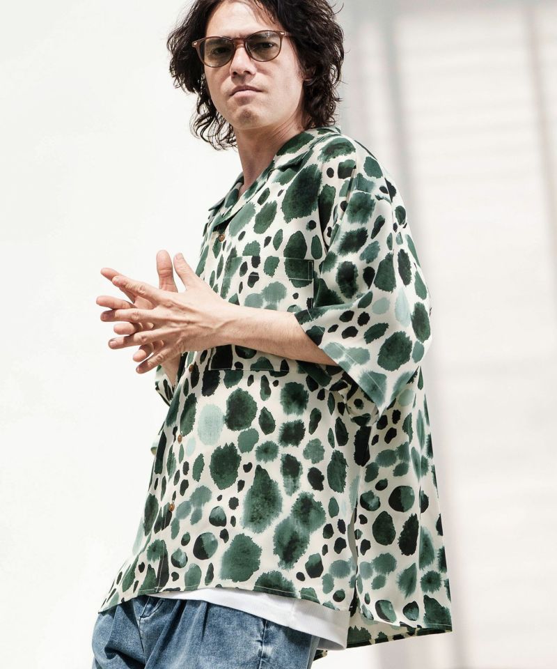 30%OFF【CAMBIO(カンビオ)】 ビックシルエット総柄プリント