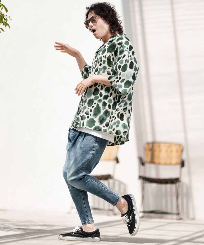 1/19　雄大様①　5台 30%OFF【CAMBIO(カンビオ)】 ビックシルエット総柄プリント