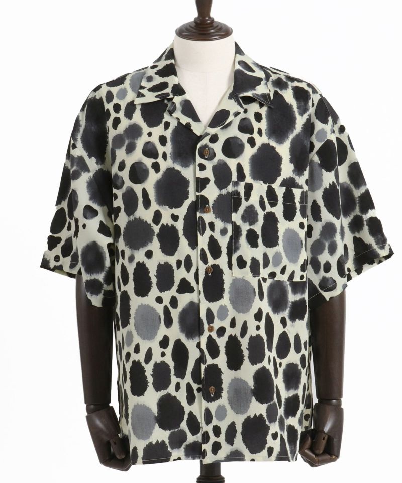 ワンフォークロージング 1111clothing ◇総柄 オープンカラー