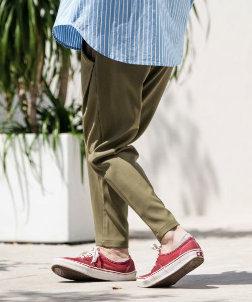 30%OFF【CAMBIO(カンビオ)】サルエルテーパードパンツ