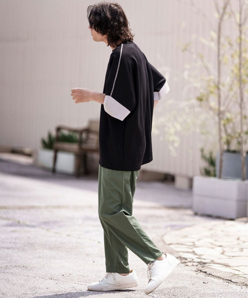 【greeneco1001】CAMBIO カンビオ テーパードパンツ 30%OFF【CAMBIO(カンビオ)】コットンリネンキャンバステーパード